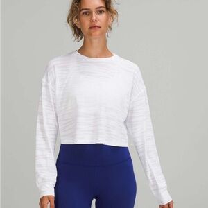 lululemon athletica White Crop Top